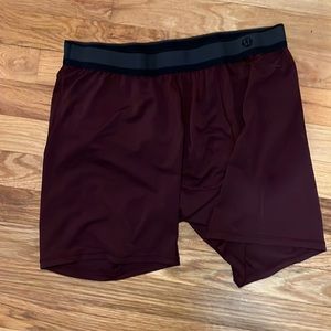 Lululemon’s mens boxer briefs - maroon